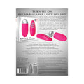 Adam & Eve Turn Me On Love Bullet Rechargeable Remote-Controlled Silicone Egg Vibrator Pink - Fantasies Boutique