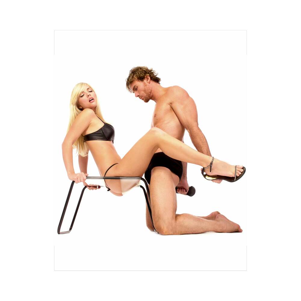 Fetish Fantasy Series The Incredible Sex Stool Clear/Black - Fantasies Boutique