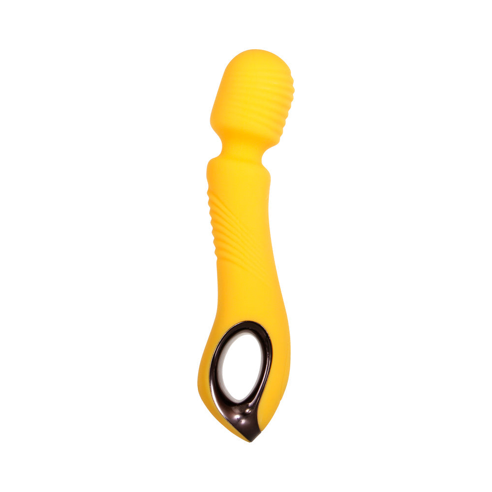 Evolved Buttercup Rechargeable Silicone Wand Vibrator Yellow - Fantasies Boutique