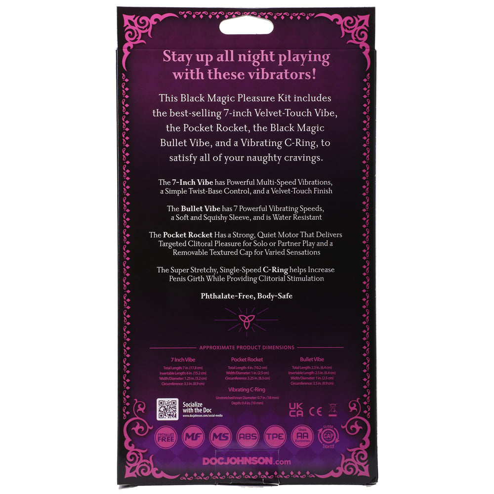 Black Magic Pleasure Kit - Fantasies Boutique