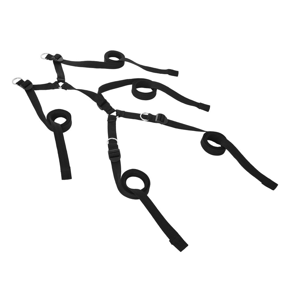 Sportsheets Under The Bed Restraint System Black - Fantasies Boutique