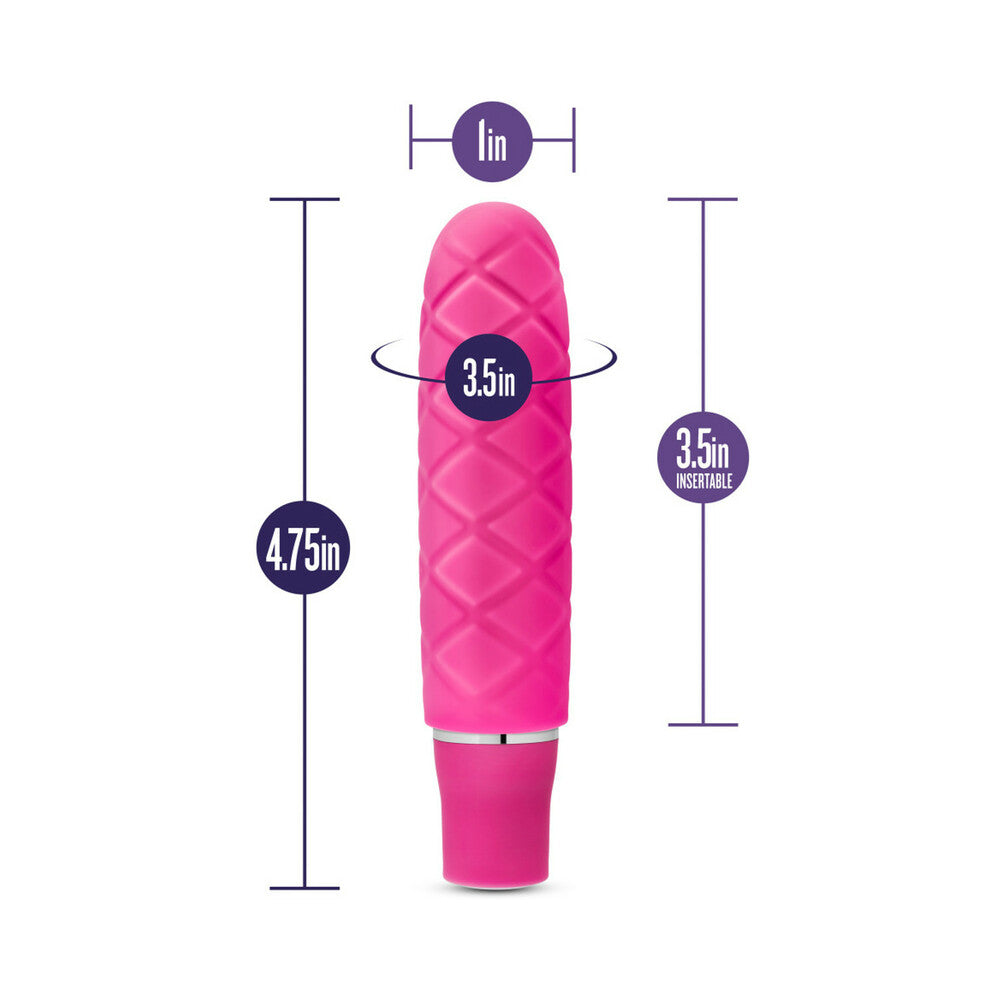 Blush Luxe Cozi Mini Silicone Slimline Vibrator Fuchsia - Fantasies Boutique