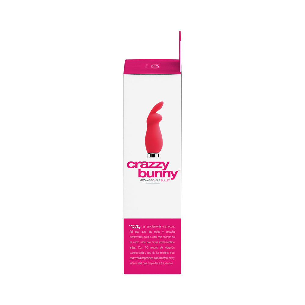 VeDO Crazzy Bunny Rechargeable Mini Vibe - Pretty In Pink - Fantasies Boutique