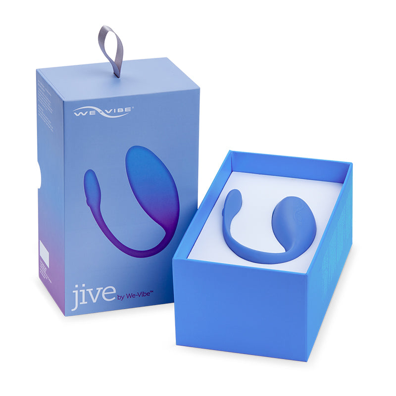 We-Vibe Jive Rechargeable Silicone Wearable Bluetooth Egg Vibrator Blue - Fantasies Boutique