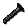 b-Vibe Krush 9.5 in. Curved & Ribbed Dildo with Suction Cup