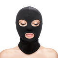 Hustler Taboo Eyes  & Mouth Hood Black