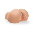 PDX Dirty Talk Interactive Mini Fuck Me Silly Rechargeable Vibrating Dual-Entry Masturbator Beige - Fantasies Boutique
