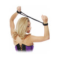 Fetish Fantasy Series Silk Rope Love Cuffs Black - Fantasies Boutique