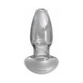 Pipedream Anal Fantasy Elite Collection Large Anal Gaper Glass Tunnel Plug Clear - Fantasies Boutique