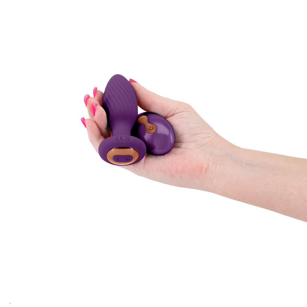 INYA Alpine Rechargeable Gyrating Plug Purple - Fantasies Boutique