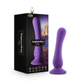 Impressions Ibiza Rechargeable Silicone 7.75 in. Vibrating Dildo with Suction Cup Plum - Fantasies Boutique