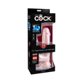 King Cock Plus 7.5 in. Triple Density Cock With Balls Realistic Suction Cup Dildo Beige - Fantasies Boutique
