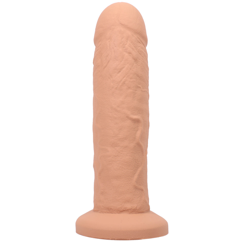 Tantus Sam O2 Vibrating Dual Density Dildo Kit Caramel (Bag) - Fantasies Boutique