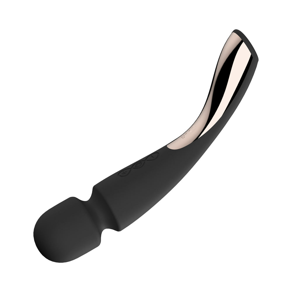 LELO SMART WAND 2 Medium Rechargeable Wand Vibrator Black - Fantasies Boutique