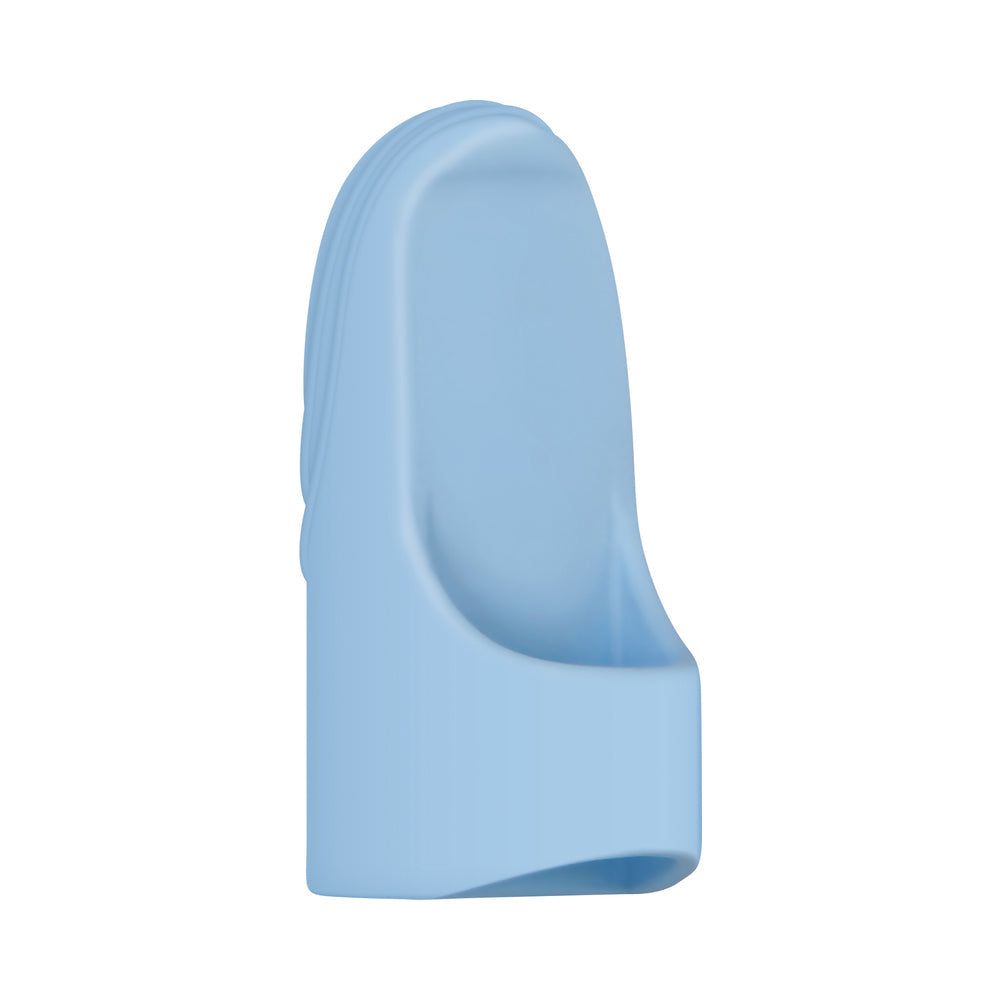 Evolved Fingerlicious Rechargeable Silicone Finger Vibrator Blue - Fantasies Boutique