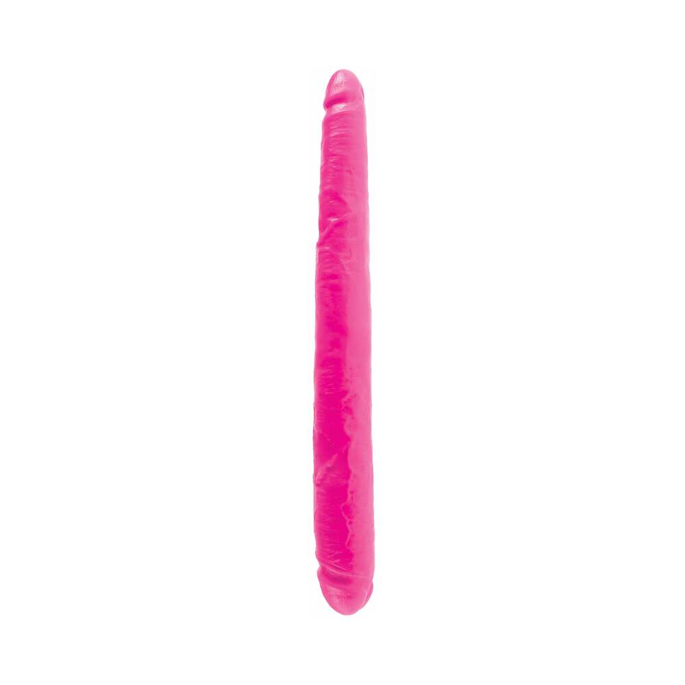 Pipedream Dillio 16 in. Double Dong Realistic Dual-Ended Dildo Pink - Fantasies Boutique