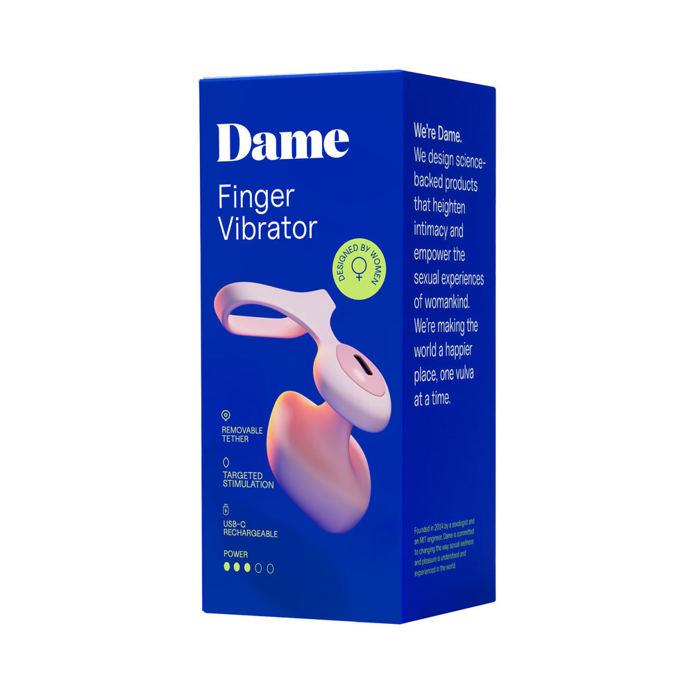 Dame Fin 2.0 Finger Vibrator Quartz