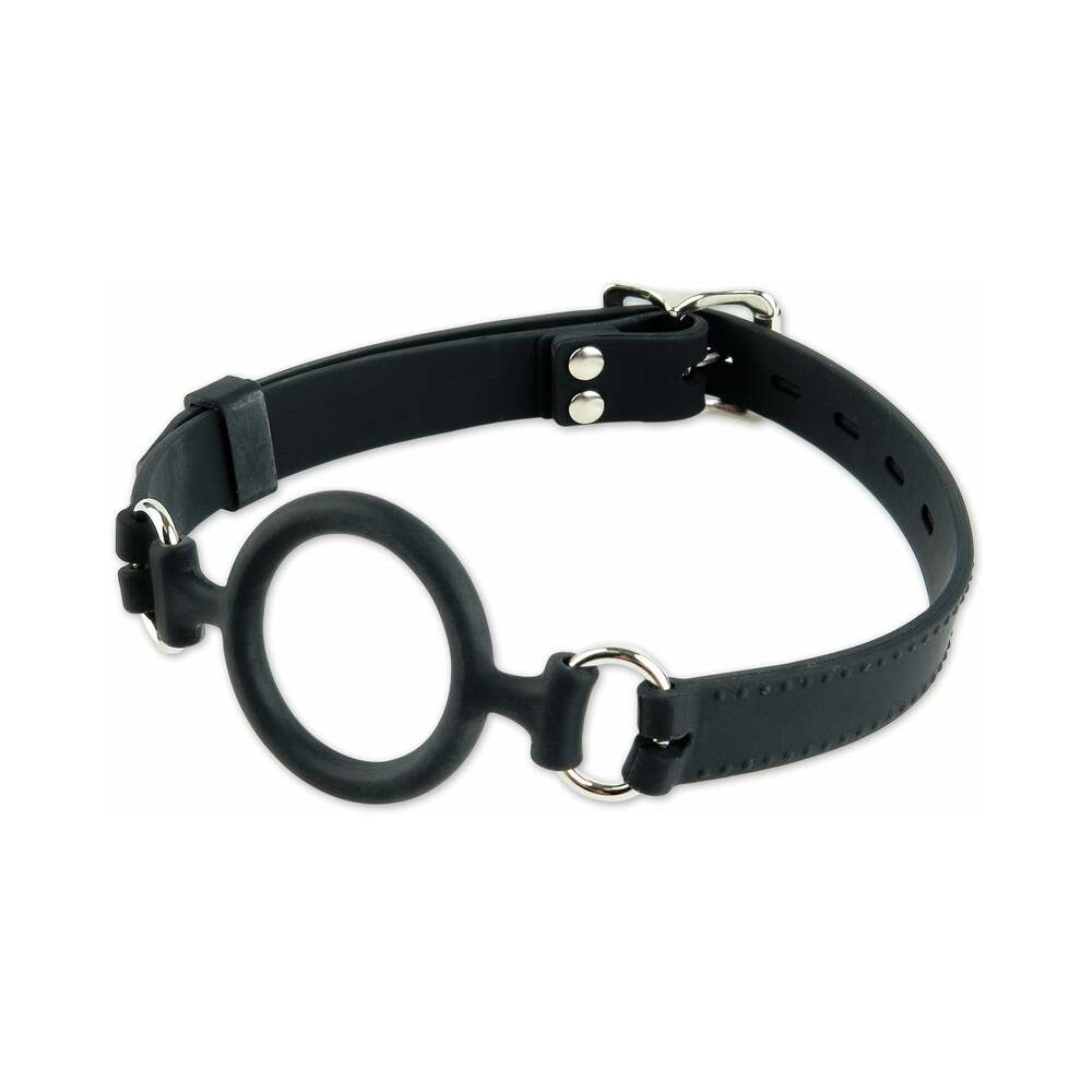 Fetish Fantasy Extreme Adjustable Silicone O-Ring Gag Black