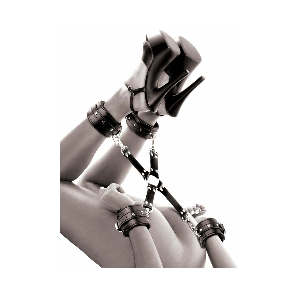 Fetish Fantasy Series Limited Edition Adjustable Cumfy Hogtie Black - Fantasies Boutique