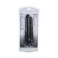 RealRock Two in One 9 in. / 10 in. Dildo Black - Fantasies Boutique