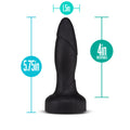 Anal Adventures Platinum Vibrating & Rotating Drive Plug Black - Fantasies Boutique