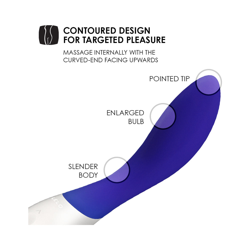 LELO MONA Wave Rechargeable G-Spot Vibrator Midnight Blue - Fantasies Boutique