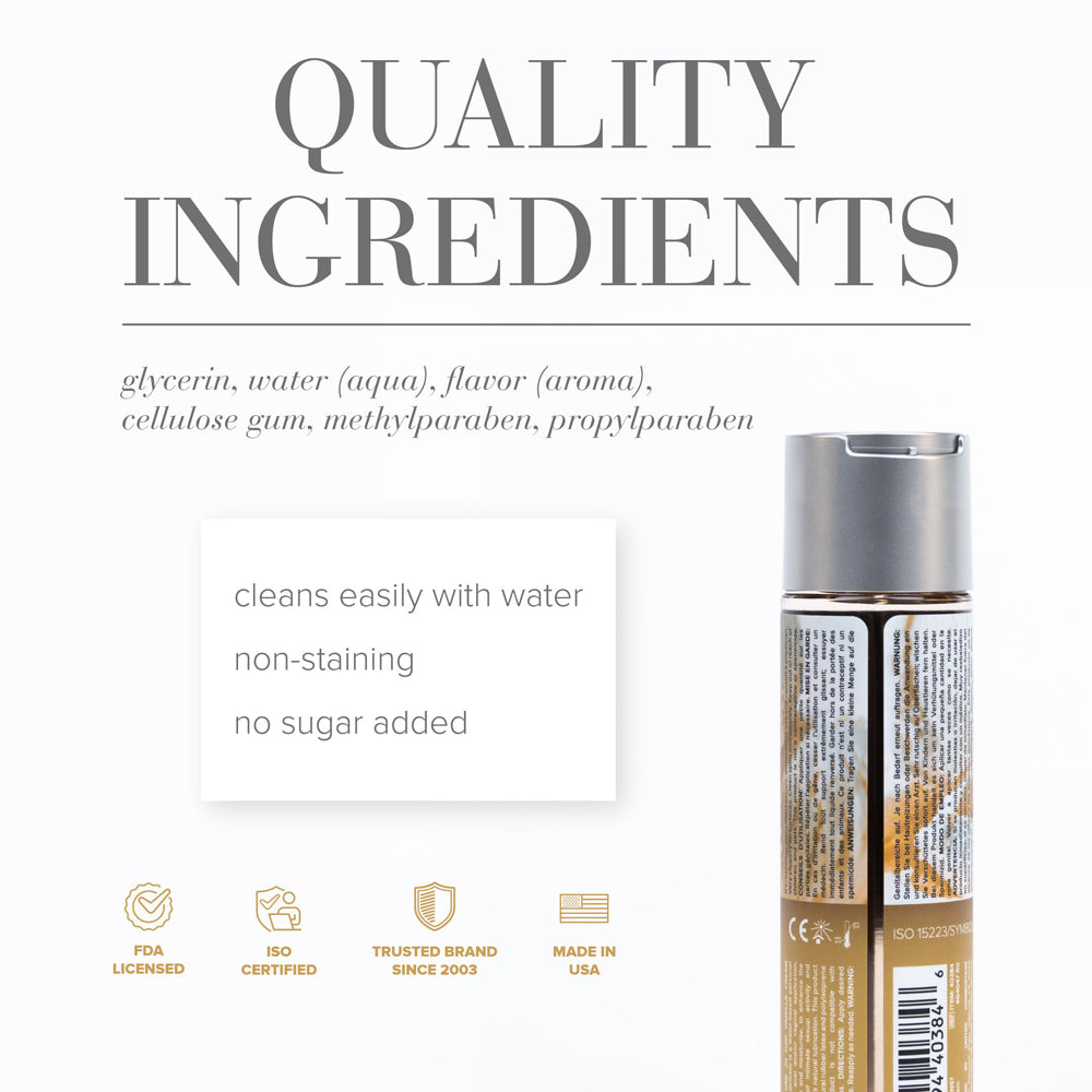 JO H2O Vanilla Cream Flavored Water-Based Lubricant 4 oz. - Fantasies Boutique