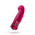 Oh My Gem Classy Rechargeable Warming Silicone G-Spot Vibrator Garnet - Fantasies Boutique
