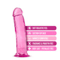 Blush B Yours Plus Thrill n' Drill 9 in. Dildo with Suction Cup Pink - Fantasies Boutique