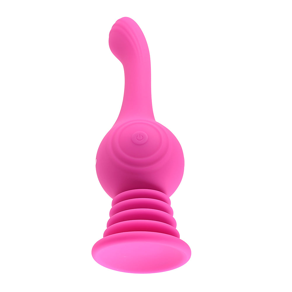 Evolved Gyro Vibe Rechargeable Gyrating Silicone Vibrator Pink - Fantasies Boutique