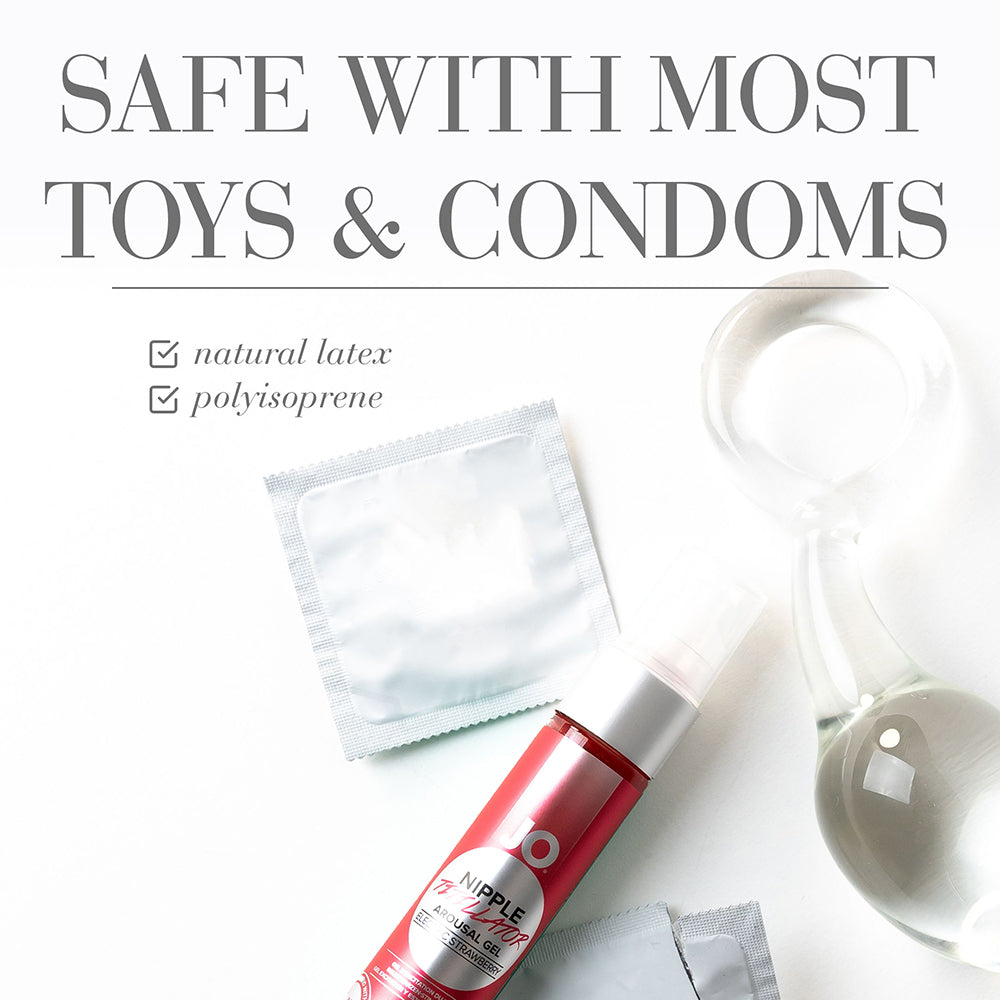 JO Nipple Titillator Arousal Gel Strawberry 1 oz.