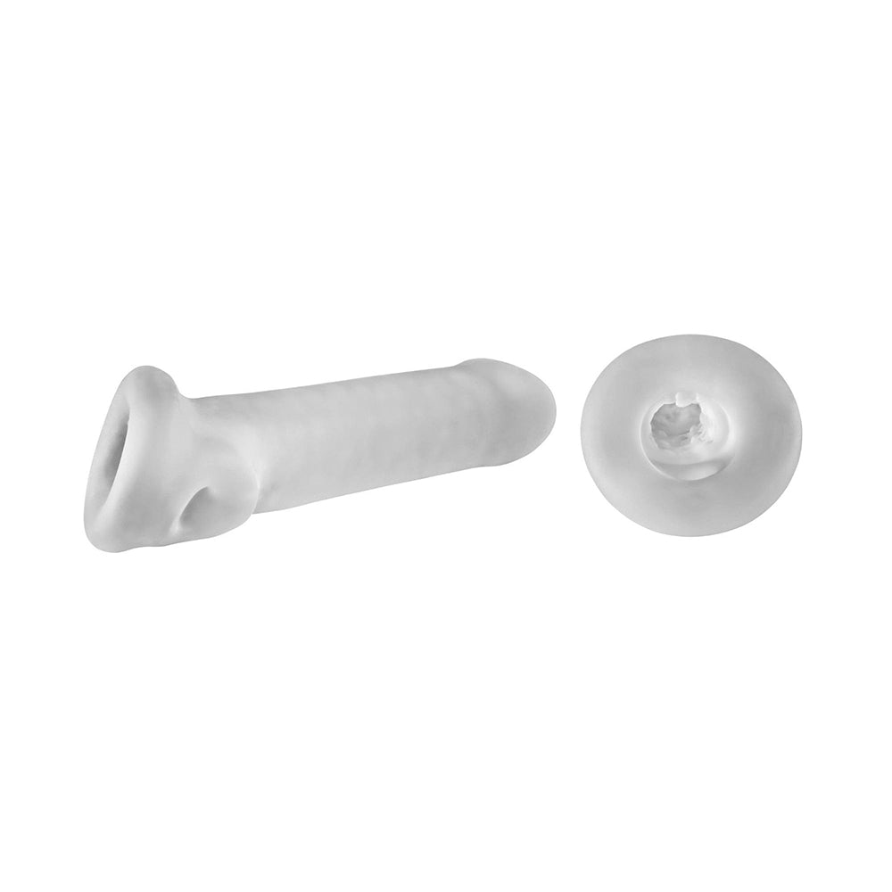 Fat Boy Thin 6.5 in. Extender Sheath Clear - Fantasies Boutique