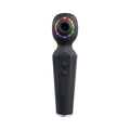 Evolved Rainbow Sucker Light-Up Rechargeable Dual-Function Silicone Suction Wand Vibrator Black - Fantasies Boutique