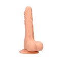 RealRock Realistic 7 in. Dildo With Balls and Suction Cup Beige - Fantasies Boutique