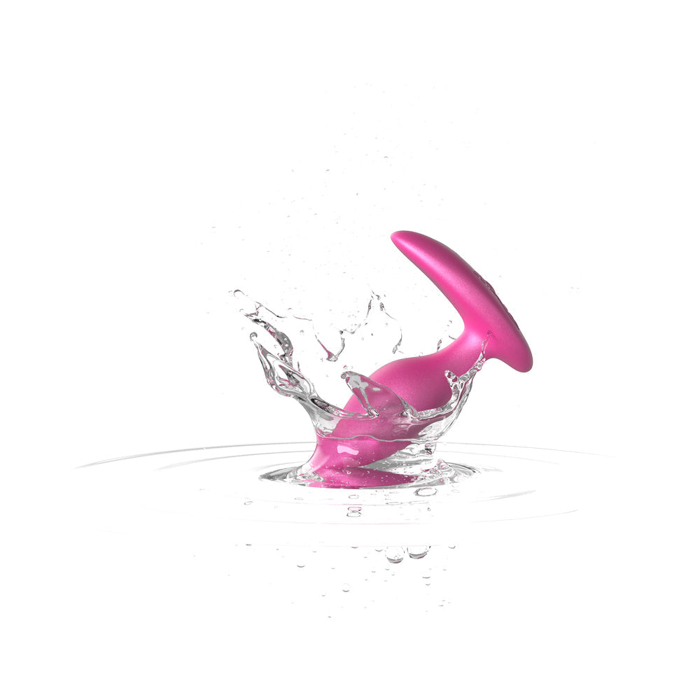 We-Vibe Ditto+ Rechargeable Remote-Controlled Silicone Vibrating Anal Plug Cosmic Pink - Fantasies Boutique