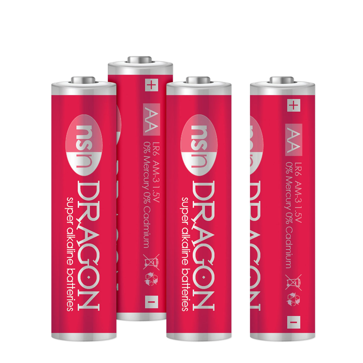 Dragon Alkaline AA Batteries - Fantasies Boutique