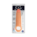 Curve Toys Jock 2 in. Enhancer with Ball Strap Extension Sheath Beige - Fantasies Boutique