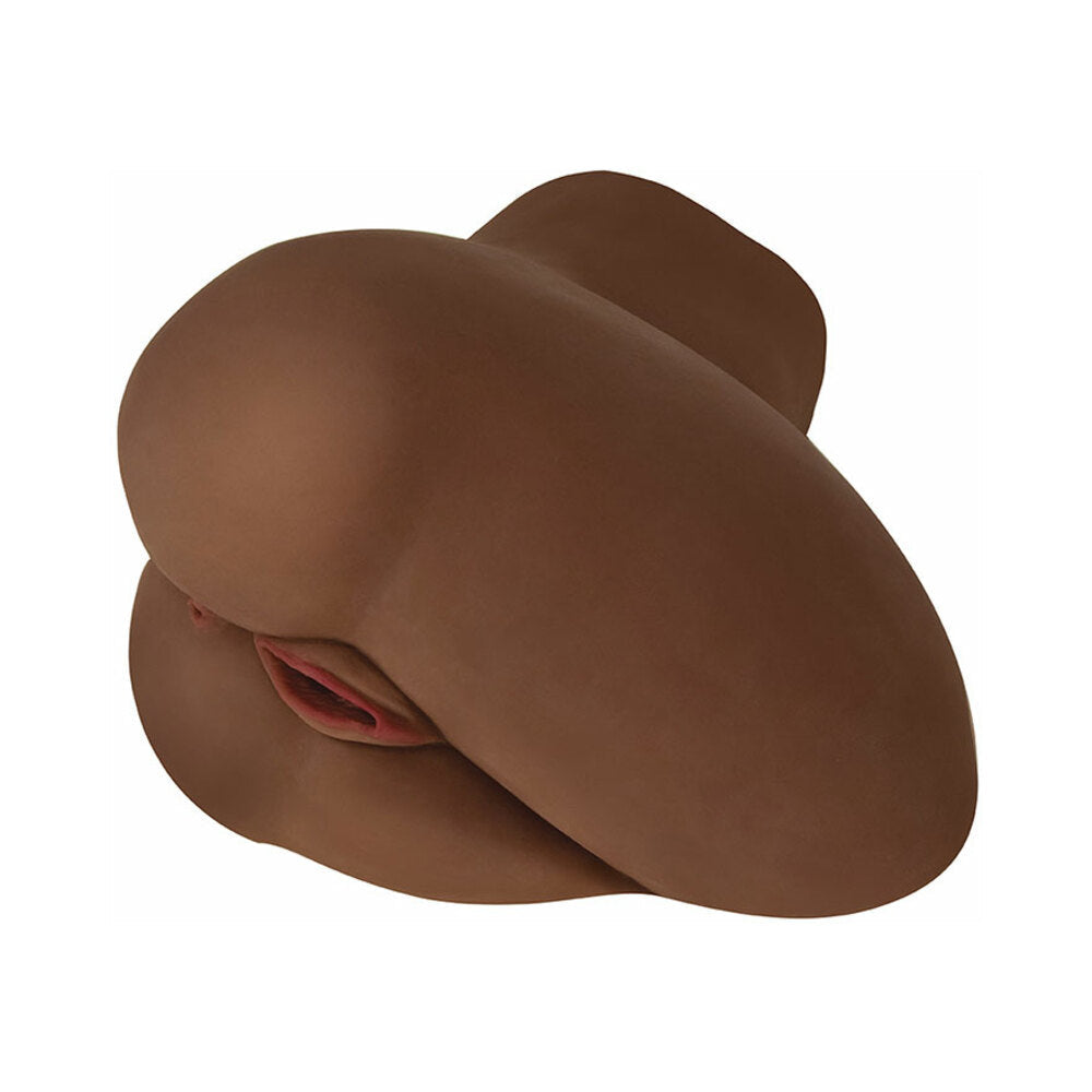 Curve Toys Mistress Perfect Fuck Jade Side Saddle Vibrating Dual Entry Masturbator Brown - Fantasies Boutique