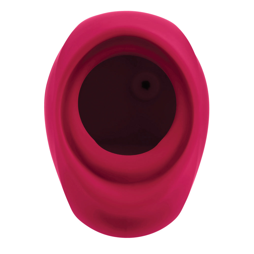 Gender X Body Kisses Rechargeable Vibrating Silicone Suction Massager Red - Fantasies Boutique