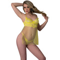 Magic Silk Daffodil Dreams Babydoll & G-Set Yellow S/M