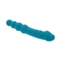 Evolved Flip Flop Rechargeable Silicone Dual-Ended Vibrator Teal