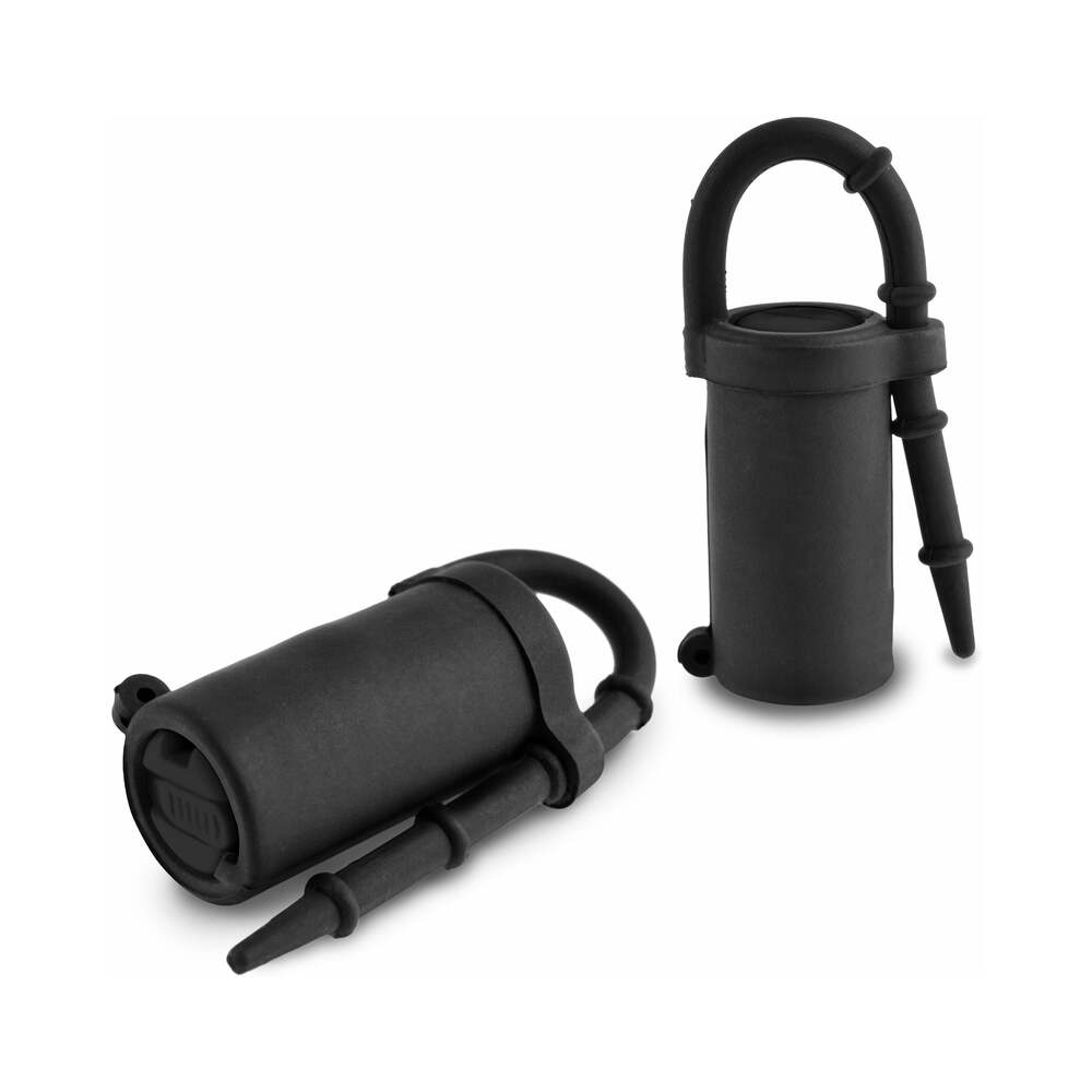 Fetish Fantasy Series Limited Edition Vibrating Silicone Nipple Teazers Black - Fantasies Boutique