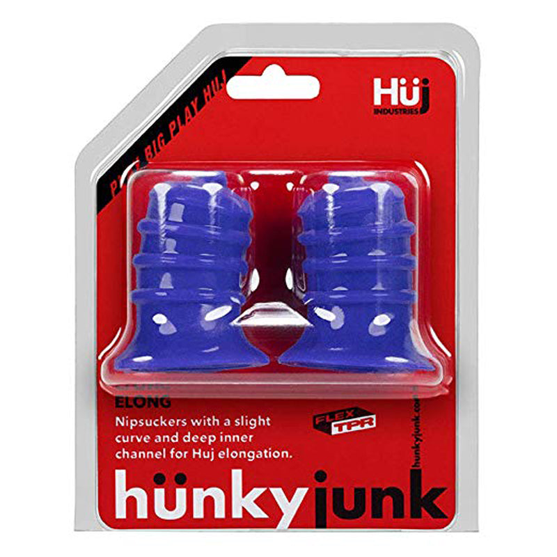 Hunkyjunk ELONG Wide Base Nipsucker Black - Fantasies Boutique