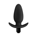 Anal Adventures Platinum Silicone Vibrating Saddle Plug Black - Fantasies Boutique