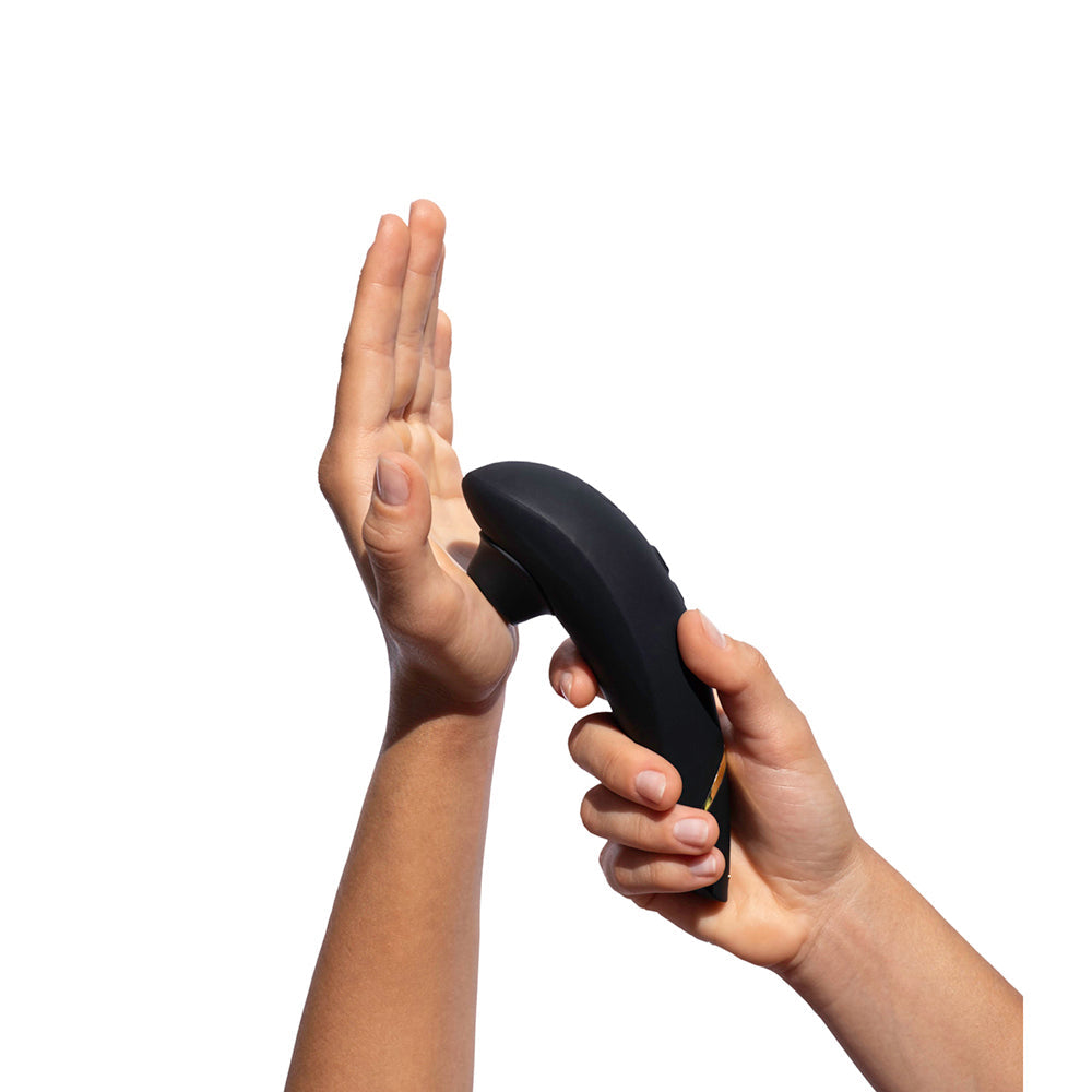 Womanizer Premium 2 Rechargeable Silicone Luxurious Pleasure Air Clitoral Stimulator Black - Fantasies Boutique