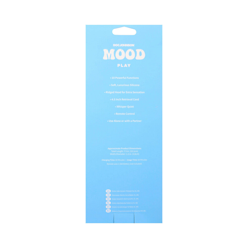 Mood Play Vibrating Egg with Remote Orange
