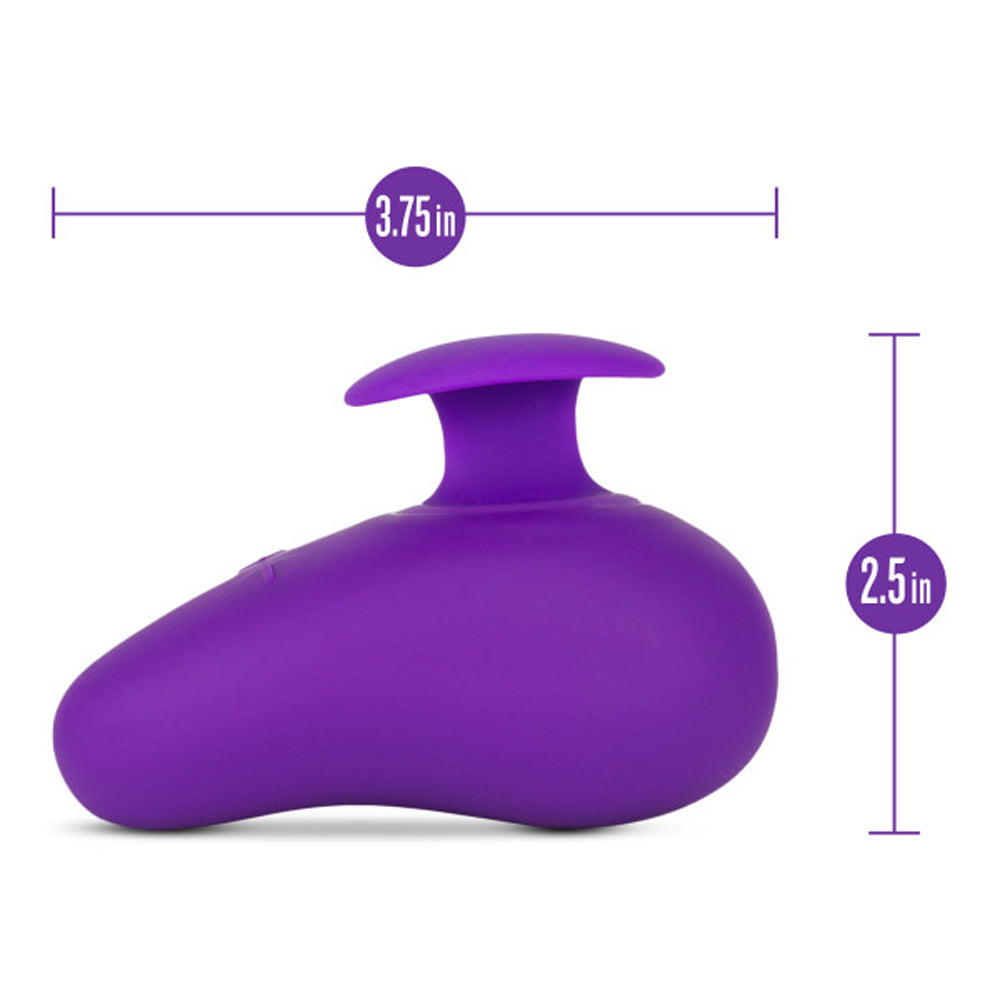 Blush Wellness Palm Sense Rechargeable Silicone Vibrator Purple - Fantasies Boutique
