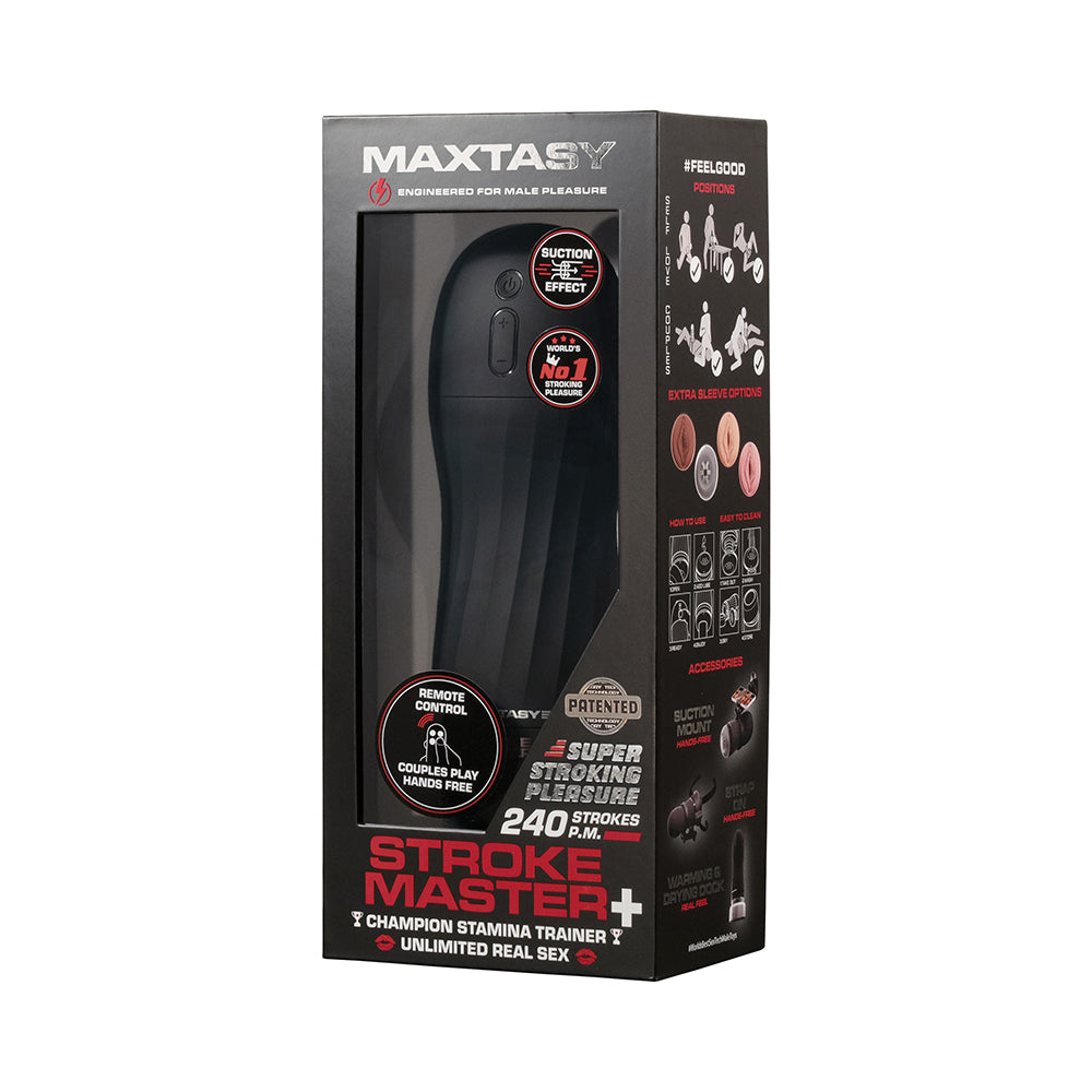 Maxtasy Stroke Master Realistic With Remote Nude Plus - Fantasies Boutique