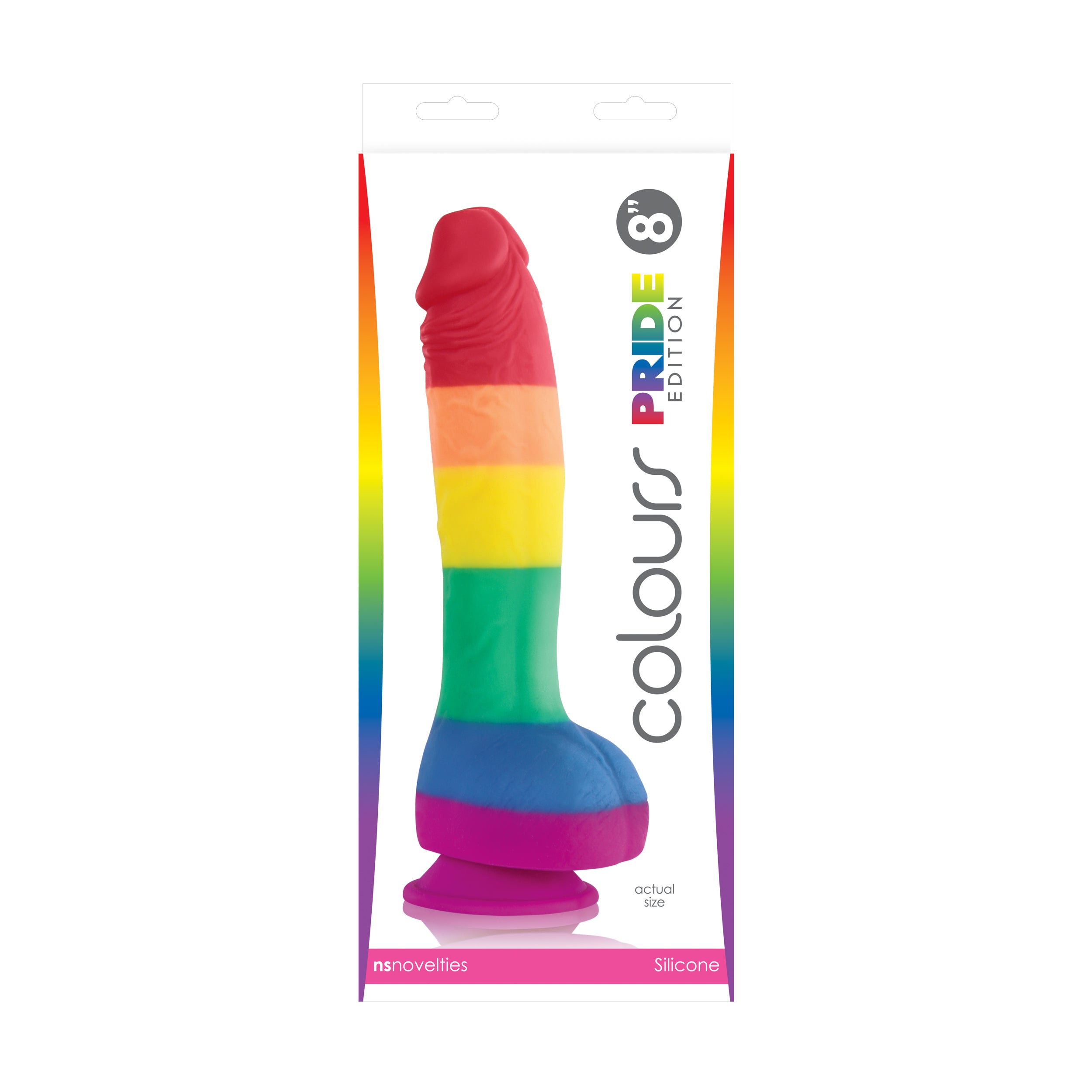 Colours Pride Edition 8 in. Dildo - Fantasies Boutique