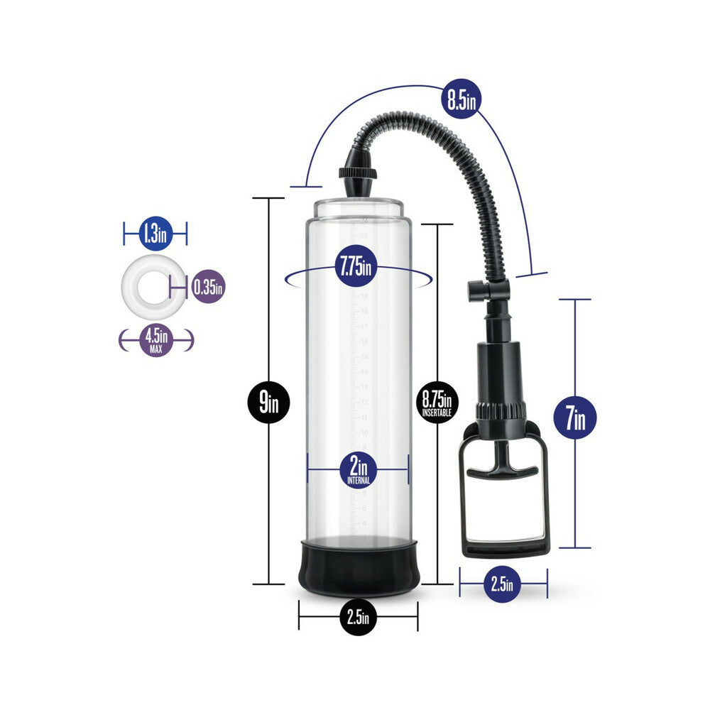 Blush Performance VX3 Male Enhancement Pump System Clear - Fantasies Boutique